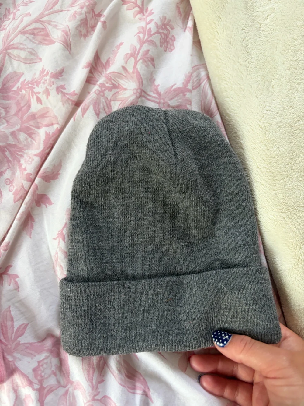 The North Face Kids Pink & Gray Logo Beanie Duo